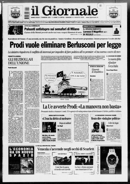 Il giornale : quotidiano del mattino